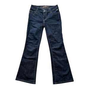 Grane Jeans Size 3 Bootcut Dark Wash Denim Embroidered Pockets Women's Pants